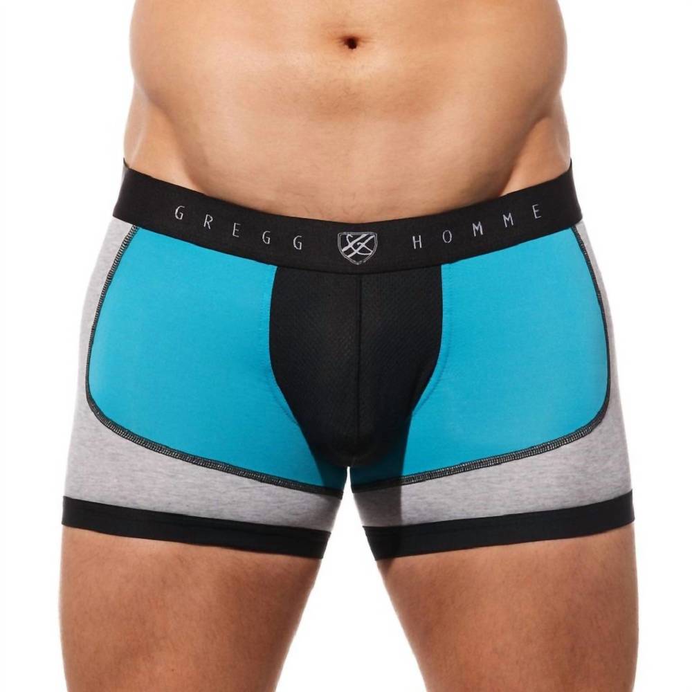 NEW GREGG HOMME room-max gym short in aqua